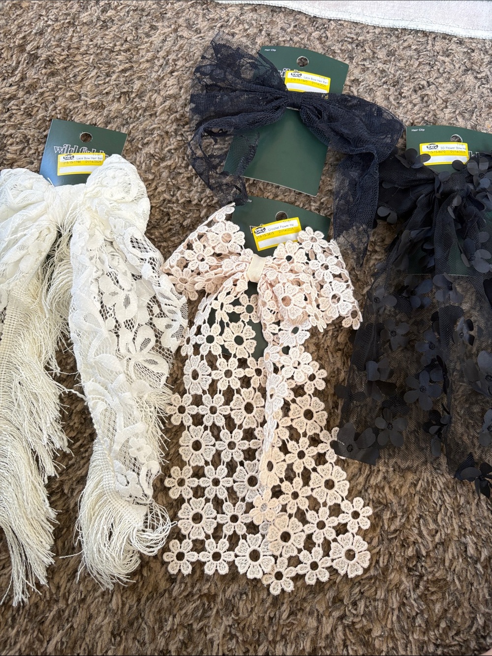 Wild Fable Lot of Boho Hair Bows NWT
